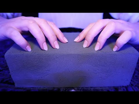 ASMR with Floral Foam Tracing & Scratching (No Talking)