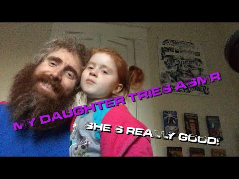 ASMR FAST AND AGGRESSIVE CLOSE UP | MY DAUGHTER TRIES ASMR