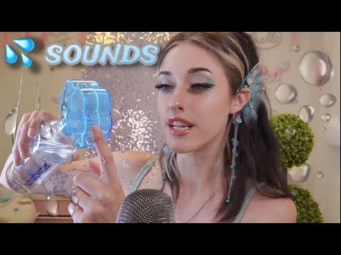 asmr 💦 watery, crinkly, & sticky sounds for tingles~