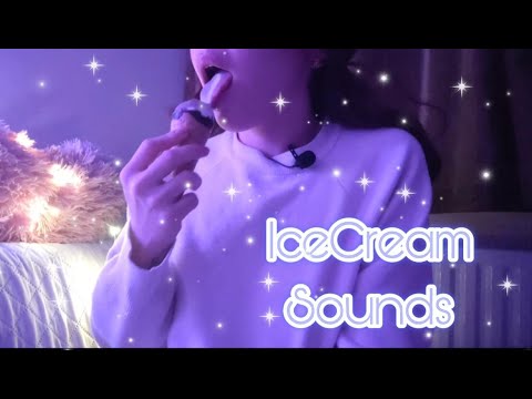 ASMR | Ice Cream Sounds | Chewing Sounds