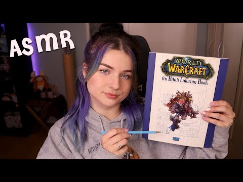 ASMR | WoW Coloring Book 🖍️ Relaxing Pencil Sounds, Soft Spoken