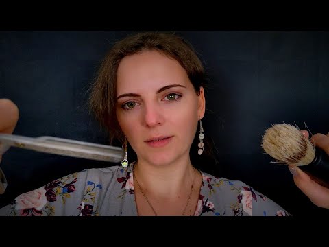 ASMR | Haircut and Straight Razor Shave ✂️ [Getting You Ready for a Party]
