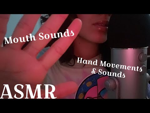 ASMR - Mouth & Hand Sounds/Movements | Minimal Talking