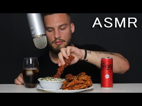 ASMR EATING CRUNCHY AND SPICY CHICKEN STRIPS *No Talking* | HD ASMR