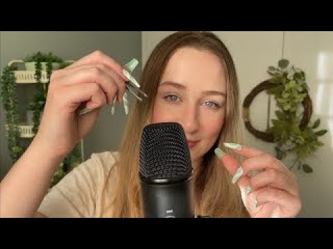 ASMR :) Plucking Invisible Triggers from the Mic (repost)