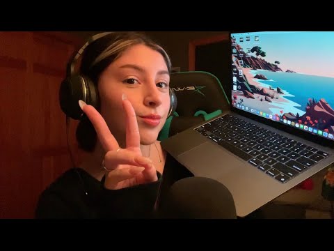 ASMR Clickity Clackity Sounds 🌌 (typing, soothing taps, whispers)