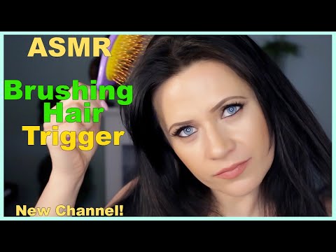 ASMR - Brushing My Hair - ASMR Trigger and Whispering Counting 0 to 100 for Sleep - With Anna