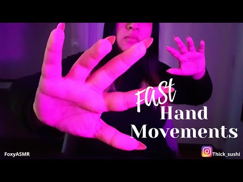 ASMR Fast Hand Movements With Layered Breathing [NO Talking]