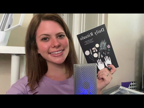 ASMR Reading Positive Affirmations With Hand Movements