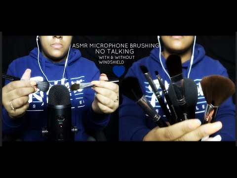 ASMR Intense Microphone Brushing | Various Brushes (No Talking)