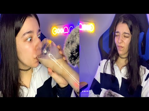 ASMR | I DRANK  LARGEST CHOCOLATE MILK SO FAST IT GAVE ME THE MOST INSANE FEELS (loud burps, gurgs)