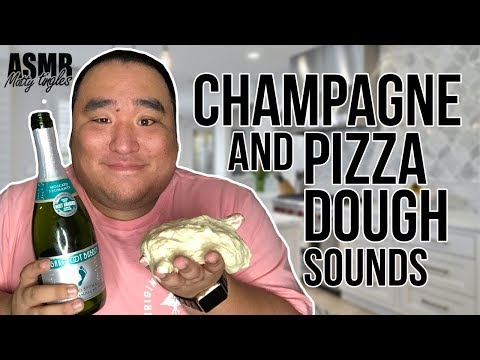 [ASMR] Champagne & Pizza Dough Sounds | MattyTingles
