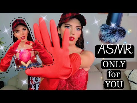 ASMR RUBBER GLOVES & Positive AFFIRMATIONS Sleep (PERSONAL Attention ASMR) ASMR WITCH ROLE PLAYING