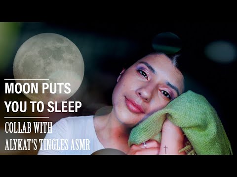 ASMR ROLEPLAY - THE MOON PUTS YOU TO SLEEP | COLLABORATION with AlyKat's Tingles ASMR