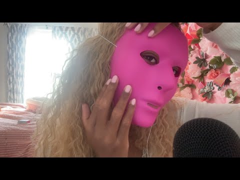 ASMR| Pink mask tapping special subscriber request (no talking)
