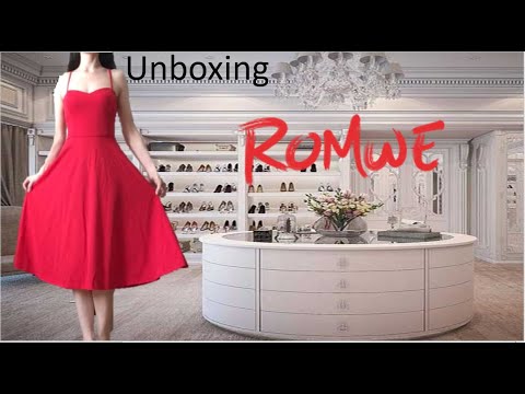 ASMR * Unboxing ROMWE * supers articles !