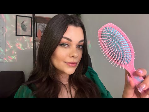 ASMR: EU VOU PENTEAR SEU CABELO ATÉ VOCÊ DORMIR