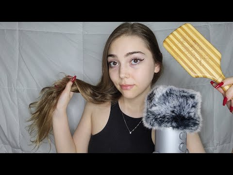 ASMR | Hair Style (Brushing, Playing, Braiding)