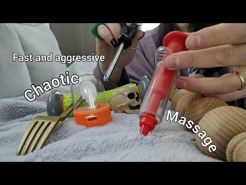 Impromptu ASMR Chaotic Body Massage (Fast and Aggressive)