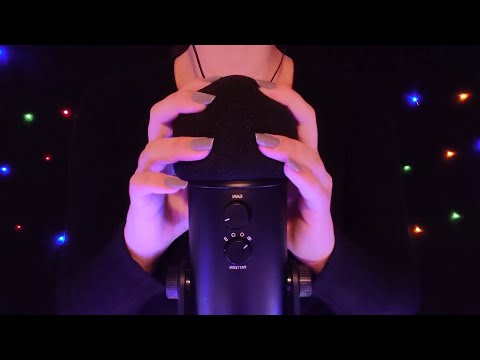 ASMR - Microphone Squeezing & Tapping (With Windscreen) [No Talking]