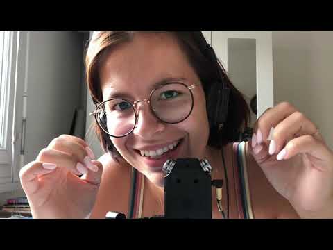 ASMR | Teeth & Nail Tapping *super tingly* (mouth sounds)