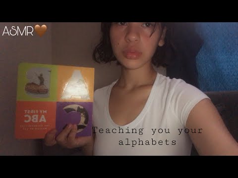 ASMR| Teaching You Your Alphabets With Art