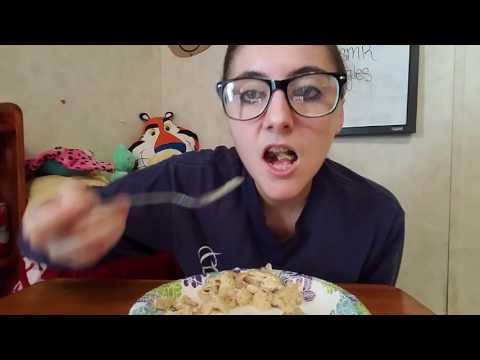 ASMR ~ Eating Dinner ~ Rambling ~ Smacking, Squishy Sounds ~ Low Voice