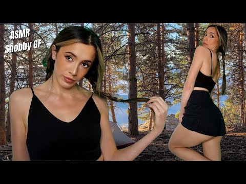 ASMR Camping With Snobby Girlfriend 🏕️💅 soft spoken