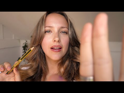 ASMR Ear Seeding & Face Mapping Your Meridian Lines ✨ Tracing, Dotting & Drawing Roleplay For Sleep