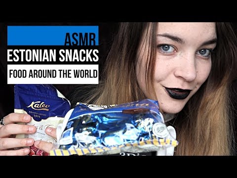 ASMR Food around the World | Estonia [Binaural Crinkling and Mouth Sounds]