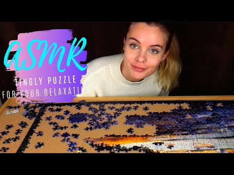 Tingly [ASMR] Doing A Puzzle (for your relaxation!)