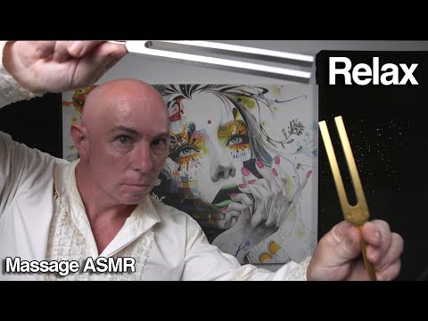 ASMR Negative Energy Removal with Plucking Movements & Tuning Forks Relaxation Role Play Ft Manwelle