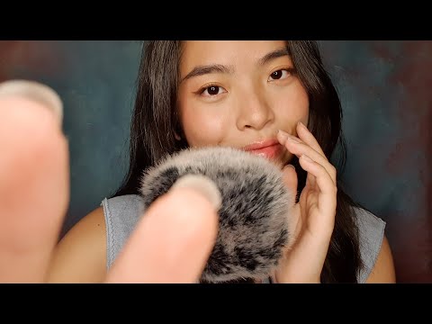 [ASMR] Telling You My Secrets ✧ Clicky Whispers with Hand Movements & Fluffy Mic Touching for Sleep