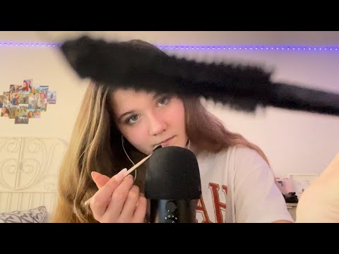 ASMR - Doing Your Makeup💄 (personal attention, camera brushing, foam cover sounds)