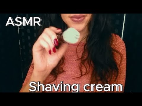 {ASMR} shaving cream