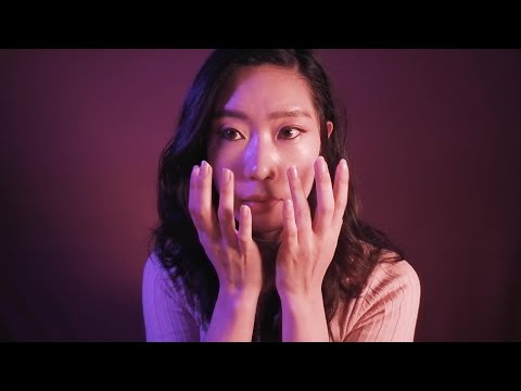 ASMR l My Face Is Plastic Challenge (face tapping & mouth sound & hand movement & repeated words)