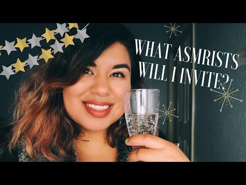 ASMR Roleplay Let's Plan a NYE Party! | Tapping & Whispering
