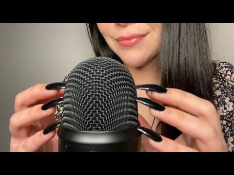 ASMR Mic Scratching with Long Nails (VERY TINGLY)