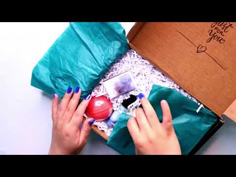 ASMR Unboxing a Tingly Birthday Present | Close-up Whispering