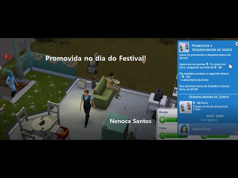 The Sims 4 Desafio Not So Berry | Ep. 18 - Festival da Colheita e Promovida 🥗🥳👩‍🔬🔝🌈