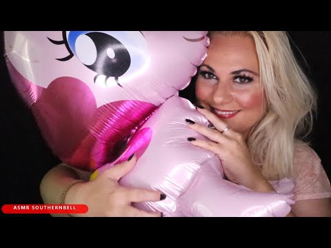 ASMR Blowing up a Pinkie Pie Balloon