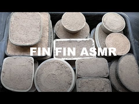 ASMR : Crumbling Sand+Cement Blocks in Water #195