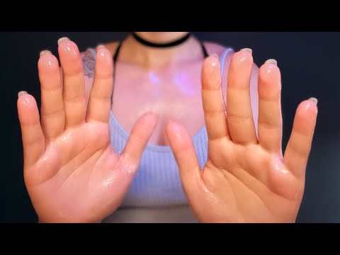 ASMR Oily Hand Sounds + Collar Bone Tapping