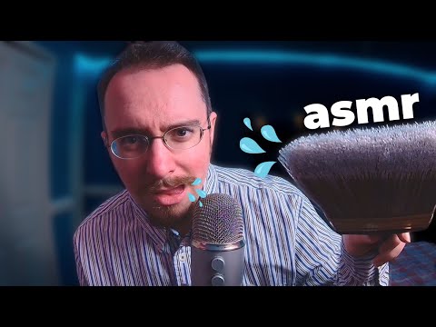 asmr | fast spit painting
