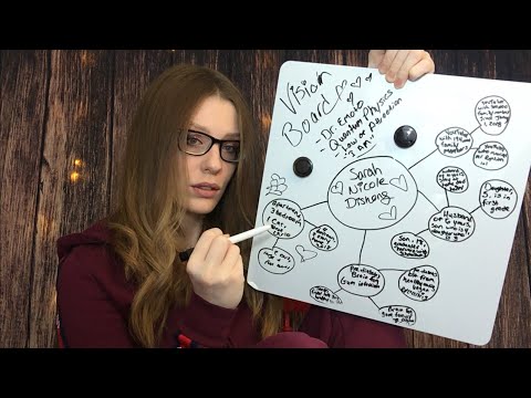 ASMR College "BFF" Has Something To Tell You! | White Board Sounds, Soft Speaking, Tapping, Etc