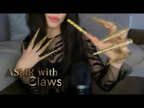 ASMR Body Tapping & Scratching with Claws💅🏼 |No Talking, Long Nail|💆🏼‍♀️