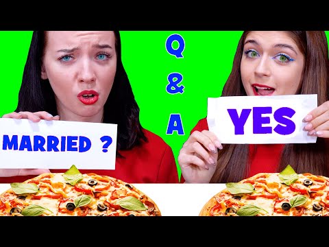 ASMR Question and Answer Pizza Challenge By LiLiBu