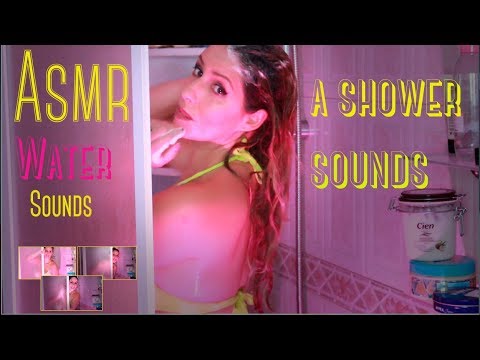 ASMR - shower sounds me ducho contigo , water sounds, Having a shower with you . En español