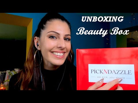 Unboxing Beauty Box ASMR | PICK N DAZZLE | АСМР НА БЪЛГАРСКИ | Tapping,Scratching,Crinckles,Tracing