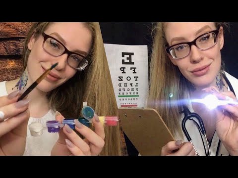 ASMR Childhood Memories ~ Pediatrician Exam & Face Painting With Mommy ❤️